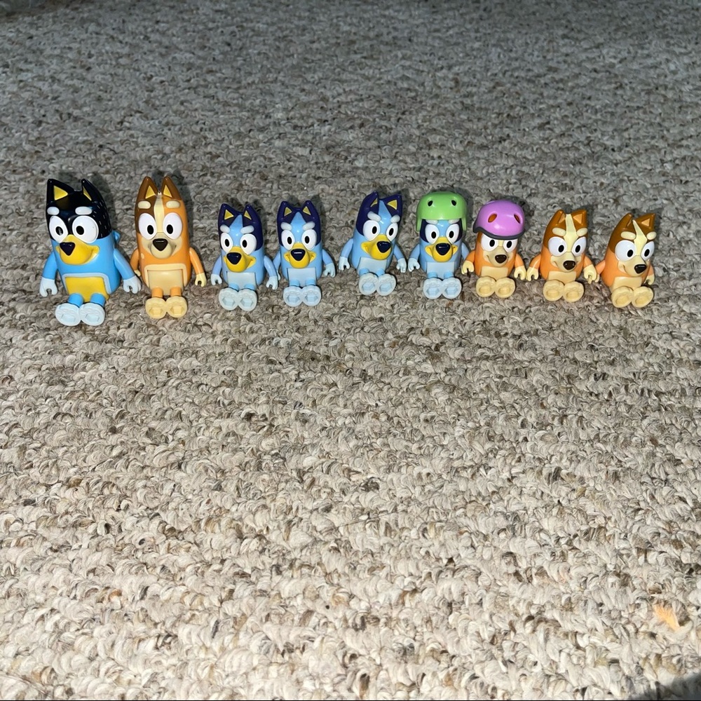 Bluey Heeler Family Pieces